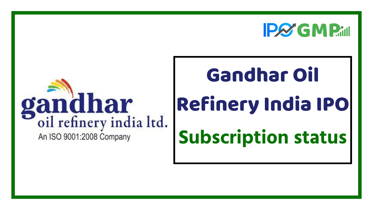 Gandhar Oil Refinery India IPO Subscription Status