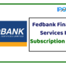 Fedbank Financial Services IPO Subscription Status