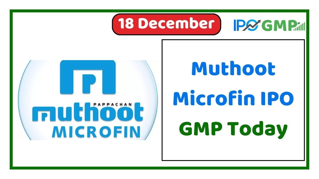 Muthoot Microfin IPO GMP Today Price