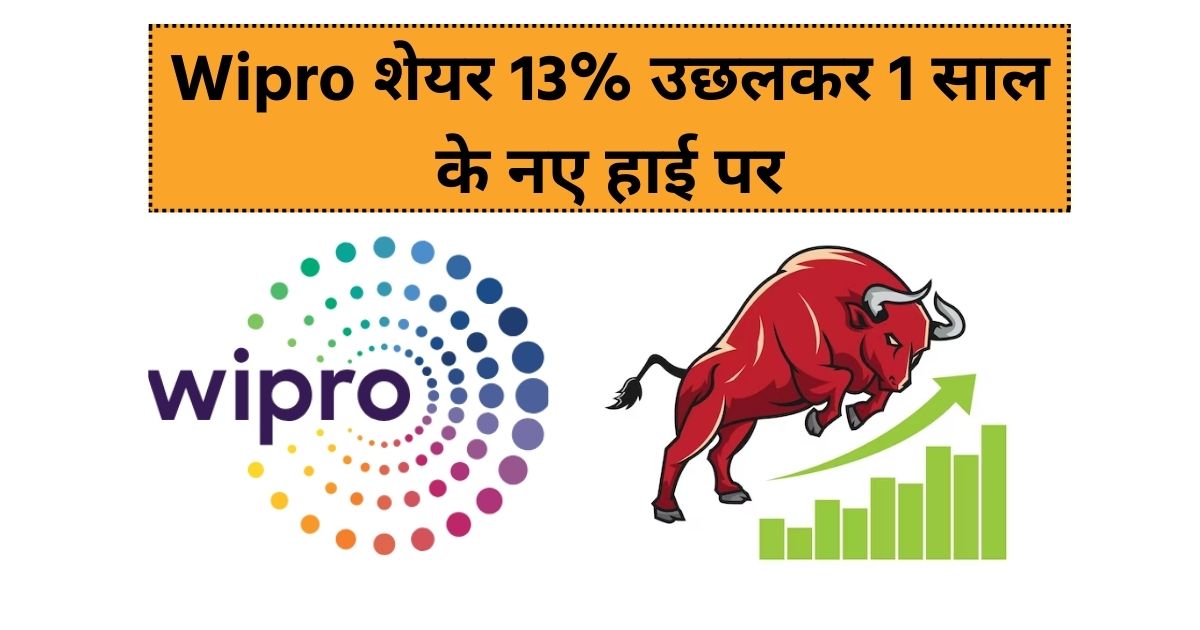 Wipro Shares Soar 13% to a One-Year High Despite Q3 Profit and Revenue Decline